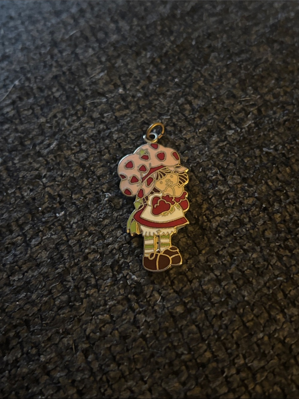 Strawberry Shortcake pendant.  1980